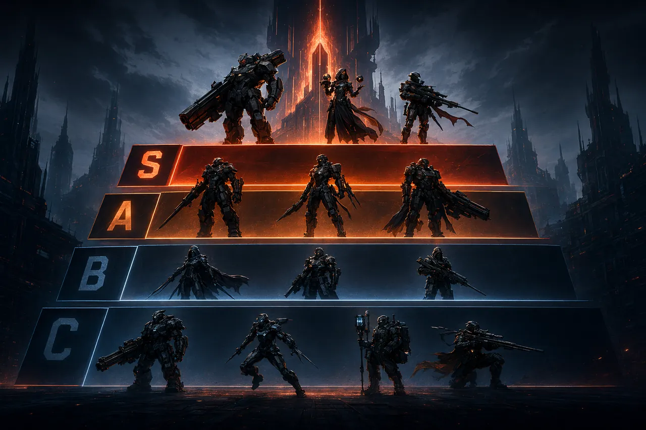 Ranked lineup of RF Online Next Biosuit classes